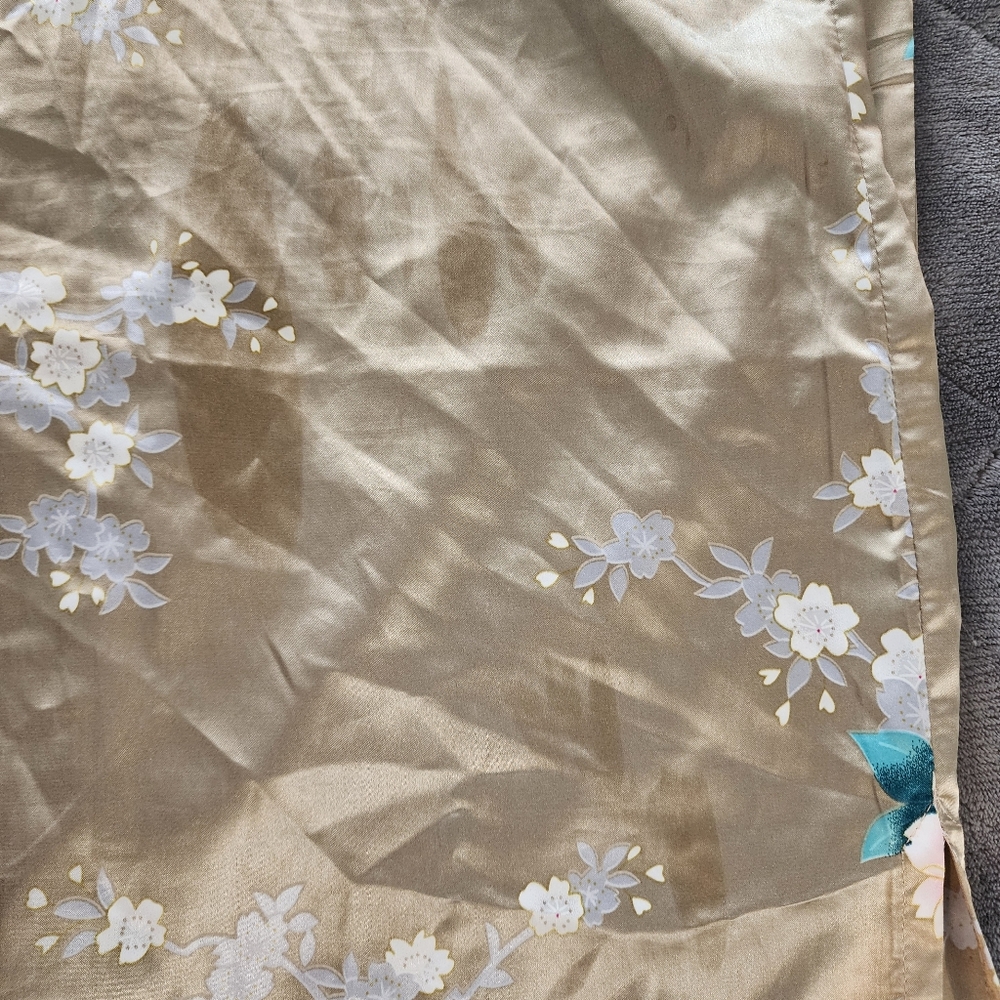 KIM + ONO BLOSSOM & PEACOCKS LONG KIMONO ROBE NWT ONE SIZE - Picture 16 of 16